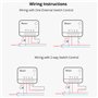SONOFF ZBMINIL2 ZigBee Interrupteur Sans Fil (Aucun Fil Neutre Requis), 6A/1440W 2-Way Contrôle Smart Switch, Compatible avec Al