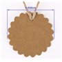JZK 100 étiquettes-cadeaux en papier kraft + 20 m de ficelle de jute, étiquettes de prix Étiquettes à bagages Étiquettes-cadeaux