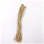 JZK 100 étiquettes-cadeaux en papier kraft + 20 m de ficelle de jute, étiquettes de prix Étiquettes à bagages Étiquettes-cadeaux