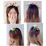 JZK Mariage fleur fille mariée mariée marguerite fleur bandeau tiare pour fille et femme bridal hairband floral garland headpiec