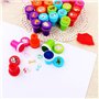 JZK Animal marin + Emoji + animal sauvage, 30 timbres encreurs pour les enfants timbre set auto-encreur stamper pour les enfants