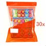 JZK Animal marin + Emoji + animal sauvage, 30 timbres encreurs pour les enfants timbre set auto-encreur stamper pour les enfants
