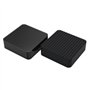 Lot de 10 paires de bandes Velcro autocollantes double face pour textiles et tissus - 50 x 50 mm - Avec adhésif haute performanc