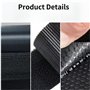 Lot de 10 paires de bandes Velcro autocollantes double face pour textiles et tissus - 50 x 50 mm - Avec adhésif haute performanc