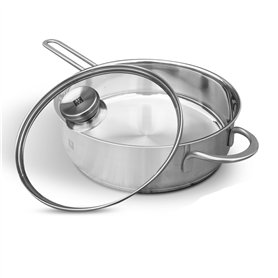 Zwilling TwinNova3 Sauteuse à induction 24 cm avec couvercle 2 pièces