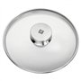 Zwilling TwinNova3 Sauteuse à induction 24 cm avec couvercle 2 pièces, poêle à saute non revêtue, bord haut, passe au lave-vaiss