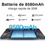 DOOGEE T30 Pro Tablette Android 13, 11 Pouces 2.5K Tablette tactiles, 15+256GB/ 8580mA/20 MP+8MP/Helio G99/Dual 4G LTE+5G WiFi/W