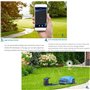 Tondeuse à Gazon Robotique Intelligente Automatique,Tondeuse à Gazon De Jardin Contrôlée Par Application Avec Planification Chem