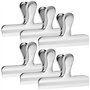 YuCool Lot de 6 pinces à frites en acier inoxydable