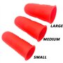 CKANDAY 15 Pack de Capsules de Doigt en Silicone pour Pistolet à Colle Chaude, 5 Couleurs Protecteurs de Protection Contre Les D