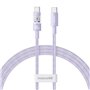 Câble USB-C vers USB-C Baseus P10373000511-00 Pourpre 1 m