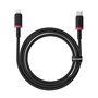 Câble USB-C vers Lightning Baseus P10377800U01-01 Noir Rouge 1 m