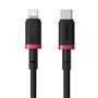 Câble USB-C vers Lightning Baseus P10377800U01-01 Noir Rouge 1 m