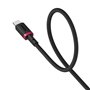 Câble USB A vers USB-C Baseus P10377802U01-01 Noir Rouge 1 m