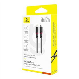 Câble USB-C vers Lightning Baseus P10377800U01-03 Noir Rouge 2 m