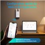 Tenda A18 Pro Répéteur WiFi Puissant AC1200, Amplificateur WiFi Port Gigabit, 2 Antennes 3dBi Signal Renforcé Extender, Mode AP,
