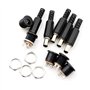 KERDEJAR 10 pièces 12V 3A fiches mâles en Plastique + Prise Femelle Montage sur Panneau Jack connecteur d'alimentation CC Fourni