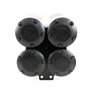 24/7 AUTO Klaxon pneumatique quadruple chromé 24 V pour camion tracteur bateau