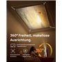 XGIMI MoGo 4 Nouveau Vidéoprojecteur Portable 2025 avec Le Support PowerBase, 5 Heures de Lecture, Google TV avec Netflix sous L