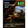 XGIMI MoGo 4 Nouveau Vidéoprojecteur Portable 2025 avec Le Support PowerBase, 5 Heures de Lecture, Google TV avec Netflix sous L