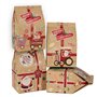 24PCS Boîtes Cadeaux de Noël avec Ficelles Jutes Pochettes Emballage Cadeau Boîtes Bonbons Chocolat pour Fête Noël Anniversaire 