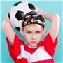 3pcs Bandeaux Large Cheveux Garçon Headband Serre Tête Élastique Forme Football TrophéeDessin Animé Vert Blanc Noir Bandeau de C
