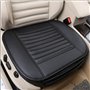 CONMING Coussin de siège de Voiture Housse de siège PU en Cuir et Bambou Mat Pad