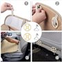 CONMING Coussin de siège de Voiture Housse de siège PU en Cuir et Bambou Mat Pad