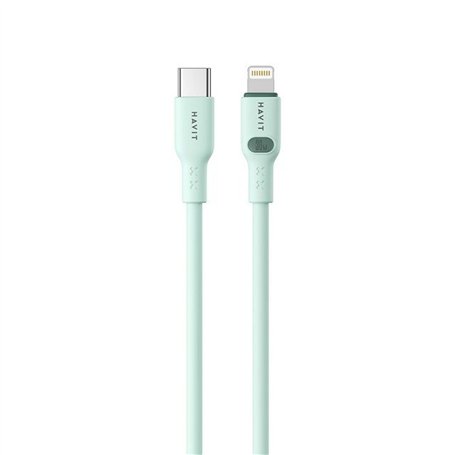 Câble USB-C vers Lightning Havit CB6281 1.0m Vert 1 m