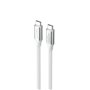 Câble USB-C vers USB-C Havit CB6290 Blanc Gris 1 m