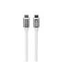 Câble USB-C vers USB-C Havit CB6290 Blanc Gris 1 m