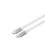 Câble USB-C vers USB-C Havit CB6290 Blanc Gris 1 m