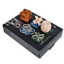Chonor 6 Pièces 3D Puzzle en Métal Casse-tête en Bois - Classique Brain Teaser IQ Puzzle Éducatif Jouet Jeu Jigsaw pour Enfants 