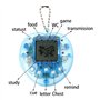 KERDEJAR Machine de Jeu électronique numérique virtuelle pour Animaux de Compagnie en Forme de Coeur Mignon LCD avec Porte-clés