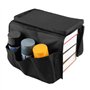 QCHOMEE Organisateur de Canape Support Accoudoir Canapé Plateau Sac de Rangement Stockage Suspendu Accoudoir à Poches Organisate