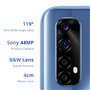 realme 7 - Smartphone Débloqué 4G (Ecran : 6,5" - 64 Go/6 Go RAM - Double Sim - Android 10.0) Mist Blue