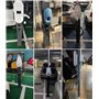 Poteau de Borne de Recharge Borne de Recharge pour Véhicules Électriques Verrouillable avec Support de Câble, Support de Chargeu