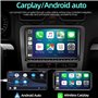 Android 9.1 Autoradio Bluetooth - Compatible for Apple Carplay Android Auto Stereo 9 "pour Les appels Mains Libres, Navigation G
