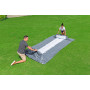 Piscine hors sol rectangulaire Steel Pro™ imprimée graphique 366 x 201 x66 cm, filtre à cartouche