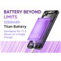 realme 14T Smartphone 5g,8+256GB,Batterie de 5260 mAh,Chipset Dimensity 6300,Résistance à l’Eau IP69 Haut de Gamme, Appareil Pho