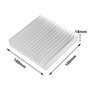 Be In Your Mind 2pcs Dissipateur de Chaleur en Aluminium Radiateur 100x100x18mm Compatible avec Huawei AX3PRO pour Ordinateurs R