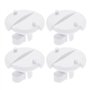 Be In Your Mind Lot de 4 tendeurs à vis de fermeture pour grille d'aération de réfrigérateur 295176601 Compatible avec Dometic L