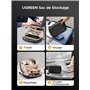 UGREEN Sac Câbles Organisateur de Accessoires Pochette à Câbles Rangement Électronique de Voyage Protection Contre Éclaboussures