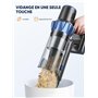 INTETURE Akku Staubsauger, 38000PA/450W Staubsauger kabellos mit intelligentem Auto Modus, Farb Touchscreen, BIS zu 55 Min, Anti