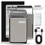Sejoy Seolfor Rasoir électrique portable pour homme avec lames dentées et en maille
