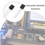 Create idea 100 Pièces Transistor Basse Puissance Kit de Transistor Triode Basse Puissance BC547 NPN Transistor BC557 PNP Transi