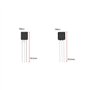 Create idea 100 Pièces Transistor Basse Puissance Kit de Transistor Triode Basse Puissance BC547 NPN Transistor BC557 PNP Transi