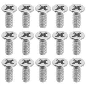 Create idea 50 Pièces 6/32-3/8 Pouces Vis à Tête Cylindrique Petites Vis à Tête Fraisée A2 Vis à Tête Fraisée à Empreinte Crucif