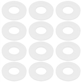 Create idea 50 Pièces Joints Plats en Nylon Et Plastique Diamètre Intérieur 6 Mm Diamètre Extérieur 14 Mm épaisseur 1 Mm Adaptés