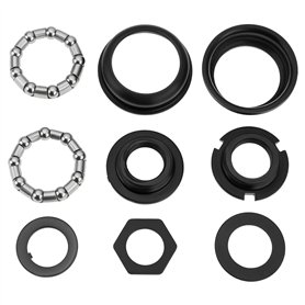 Create idea 1 Jeu de Supports de Pédalier de Vélo Carnk 5/16x9 24TPI Ensemble de Vélo de Croisière BMX Compatible avec BMX Compa